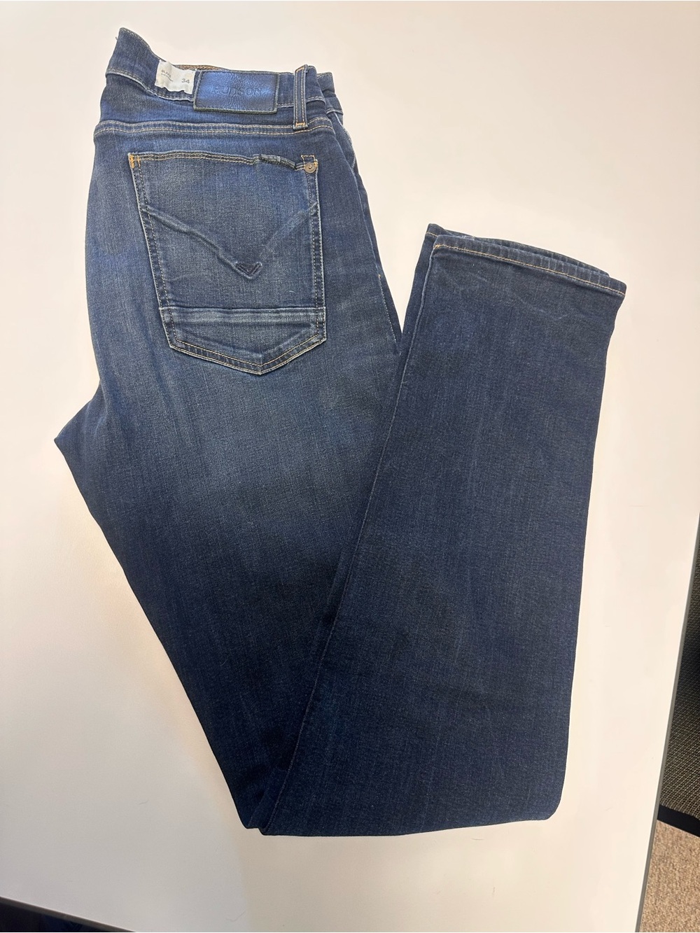 HUDSON - Blake slim-straight jeans- 34/34